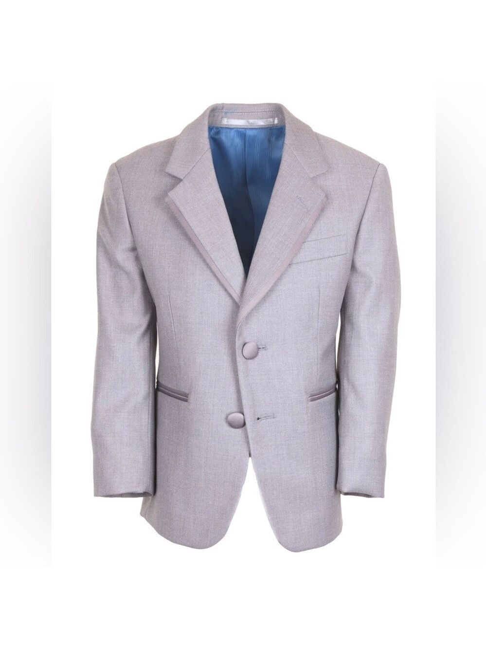 Light Grey Tuxedo Tux Jacket Heather Gray Cardi Infinity Boys Kids 3T